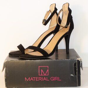 Material Girl Simple Black Heels